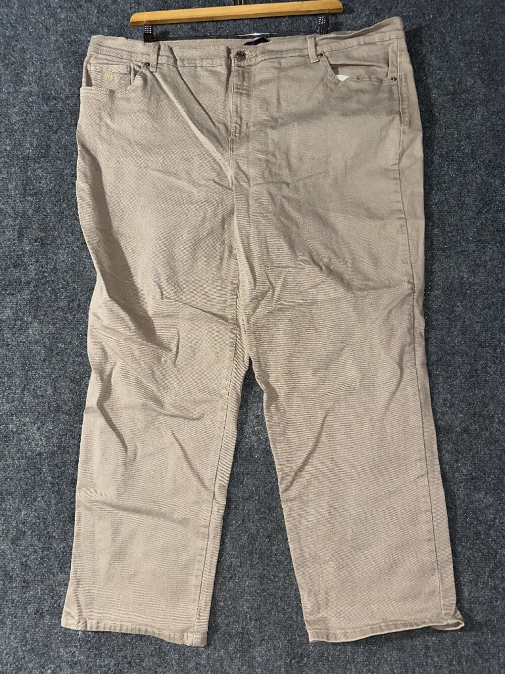 Gloria Vanderbilt Jeans Womens 22W Amanda Tan Cotton Stretch Pockets